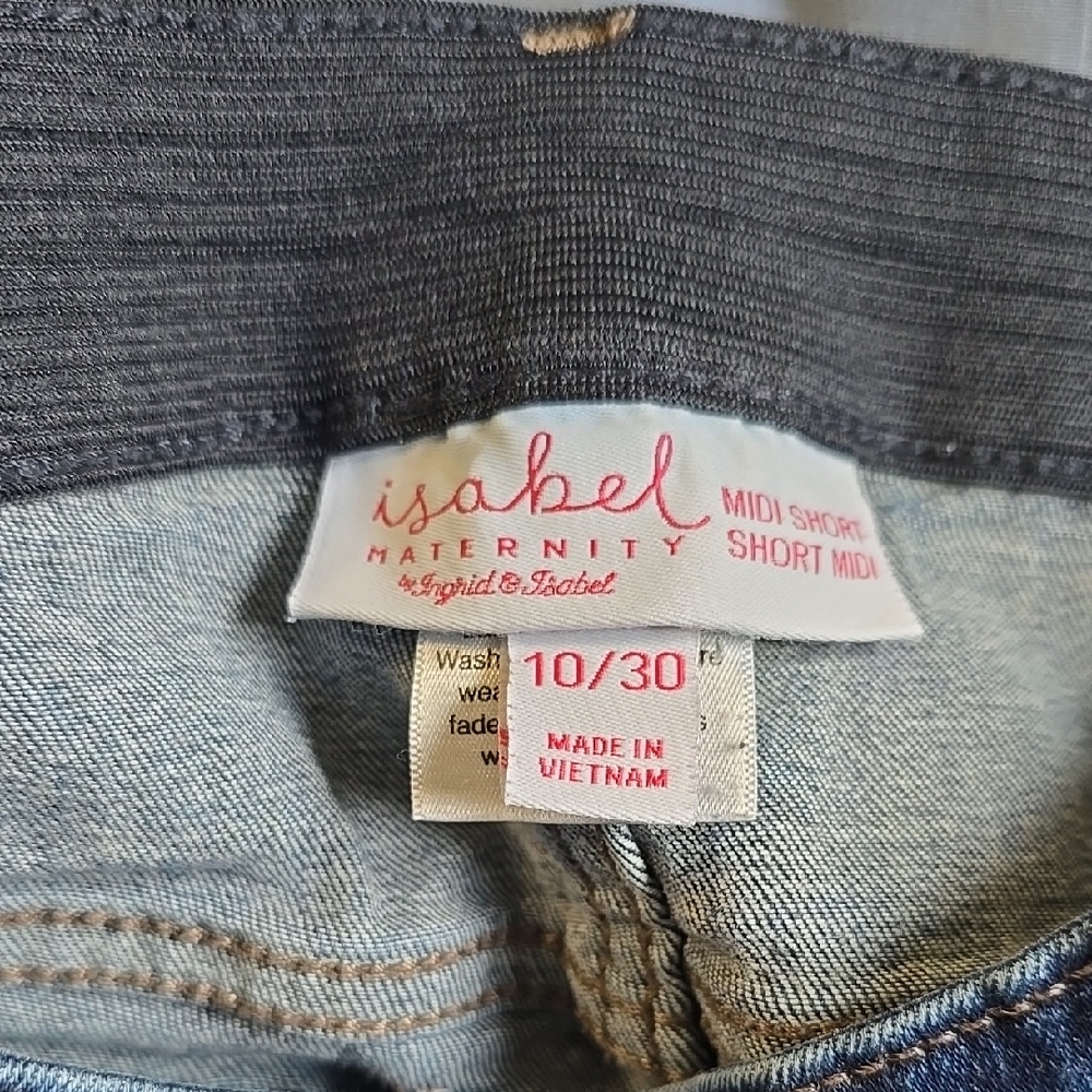 Isabel Maternity by Ingrid & Isabel Women's Jean Shorts